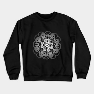 Skull Snowflake Crewneck Sweatshirt